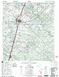 Dilley Texas Historical topographic map, 1:50000 scale, 15 X 15 Minute, Year 2002
