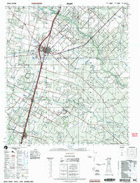 Dilley Texas Historical topographic map, 1:50000 scale, 15 X 15 Minute, Year 2002