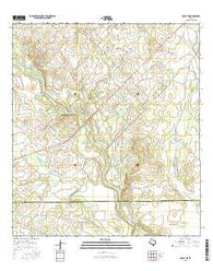 Dilley NE Texas Current topographic map, 1:24000 scale, 7.5 X 7.5 Minute, Year 2016