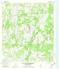 Dilworth Texas Historical topographic map, 1:24000 scale, 7.5 X 7.5 Minute, Year 1962