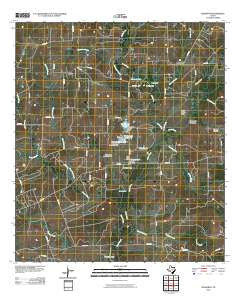 Dilworth Texas Historical topographic map, 1:24000 scale, 7.5 X 7.5 Minute, Year 2010