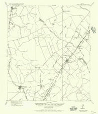 Dime Box Texas Historical topographic map, 1:62500 scale, 15 X 15 Minute, Year 1919