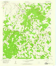 Dime Box Texas Historical topographic map, 1:24000 scale, 7.5 X 7.5 Minute, Year 1959