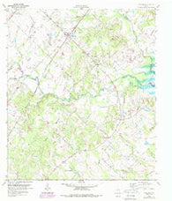 Dime Box Texas Historical topographic map, 1:24000 scale, 7.5 X 7.5 Minute, Year 1959