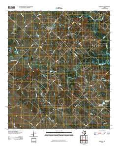 Dime Box Texas Historical topographic map, 1:24000 scale, 7.5 X 7.5 Minute, Year 2010