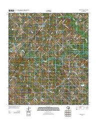 Dime Box Texas Historical topographic map, 1:24000 scale, 7.5 X 7.5 Minute, Year 2013