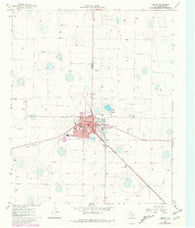 Dimmitt Texas Historical topographic map, 1:24000 scale, 7.5 X 7.5 Minute, Year 1965