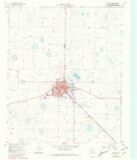 Dimmitt Texas Historical topographic map, 1:24000 scale, 7.5 X 7.5 Minute, Year 1965