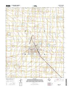 Dimmitt Texas Current topographic map, 1:24000 scale, 7.5 X 7.5 Minute, Year 2016