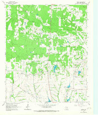 Dimple Texas Historical topographic map, 1:24000 scale, 7.5 X 7.5 Minute, Year 1964