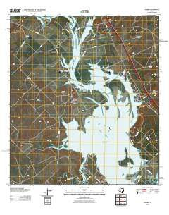 Dinero Texas Historical topographic map, 1:24000 scale, 7.5 X 7.5 Minute, Year 2010