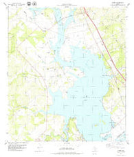 Dinero Texas Historical topographic map, 1:24000 scale, 7.5 X 7.5 Minute, Year 1979