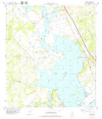 Dinero Texas Historical topographic map, 1:24000 scale, 7.5 X 7.5 Minute, Year 1979