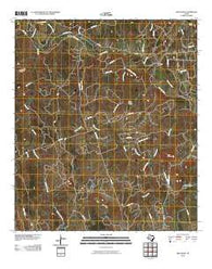 Ding Dong Texas Historical topographic map, 1:24000 scale, 7.5 X 7.5 Minute, Year 2010