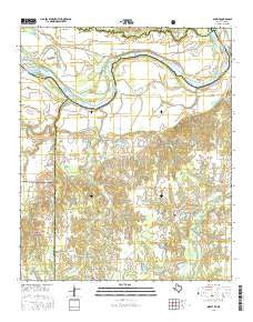 Direct Texas Current topographic map, 1:24000 scale, 7.5 X 7.5 Minute, Year 2016