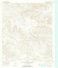 Divide Country Texas Historical topographic map, 1:24000 scale, 7.5 X 7.5 Minute, Year 1967