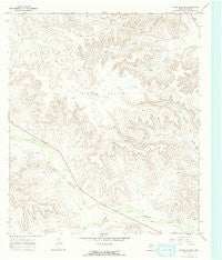 Divide Country Texas Historical topographic map, 1:24000 scale, 7.5 X 7.5 Minute, Year 1967
