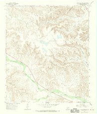 Divide Country Texas Historical topographic map, 1:24000 scale, 7.5 X 7.5 Minute, Year 1967