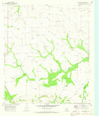 Divide Draw Texas Historical topographic map, 1:24000 scale, 7.5 X 7.5 Minute, Year 1970