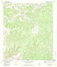 Divide Well Draw Texas Historical topographic map, 1:24000 scale, 7.5 X 7.5 Minute, Year 1970