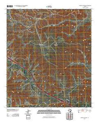Divide Country Texas Historical topographic map, 1:24000 scale, 7.5 X 7.5 Minute, Year 2010