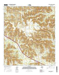 Divide Country Texas Current topographic map, 1:24000 scale, 7.5 X 7.5 Minute, Year 2016