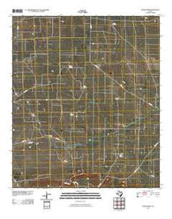 Divide Draw Texas Historical topographic map, 1:24000 scale, 7.5 X 7.5 Minute, Year 2010