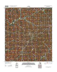 Divide Well Draw Texas Historical topographic map, 1:24000 scale, 7.5 X 7.5 Minute, Year 2012