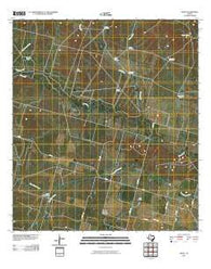 Divot Texas Historical topographic map, 1:24000 scale, 7.5 X 7.5 Minute, Year 2010