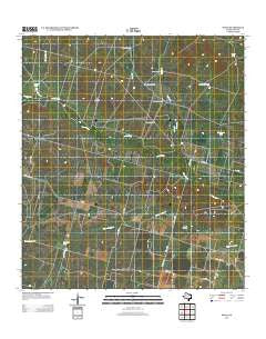 Divot Texas Historical topographic map, 1:24000 scale, 7.5 X 7.5 Minute, Year 2013