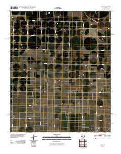Dodd Texas Historical topographic map, 1:24000 scale, 7.5 X 7.5 Minute, Year 2010