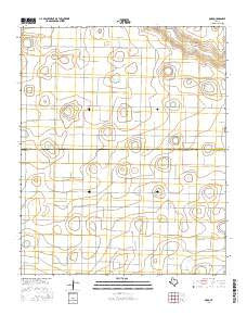 Dodd Texas Current topographic map, 1:24000 scale, 7.5 X 7.5 Minute, Year 2016