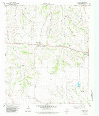 Dodd City Texas Historical topographic map, 1:24000 scale, 7.5 X 7.5 Minute, Year 1984