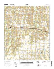 Dodd City Texas Current topographic map, 1:24000 scale, 7.5 X 7.5 Minute, Year 2016