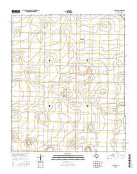 Dodd NE Texas Current topographic map, 1:24000 scale, 7.5 X 7.5 Minute, Year 2016