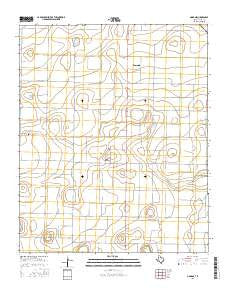 Dodd NE Texas Current topographic map, 1:24000 scale, 7.5 X 7.5 Minute, Year 2016