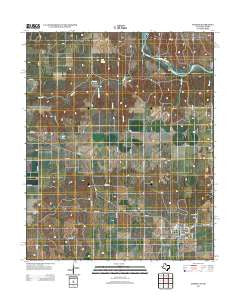 Dodson Texas Historical topographic map, 1:24000 scale, 7.5 X 7.5 Minute, Year 2013