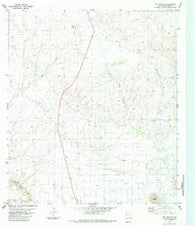 Dog Canyon Texas Historical topographic map, 1:24000 scale, 7.5 X 7.5 Minute, Year 1983