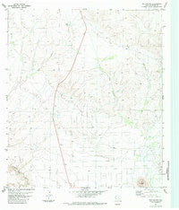 Dog Canyon Texas Historical topographic map, 1:24000 scale, 7.5 X 7.5 Minute, Year 1983