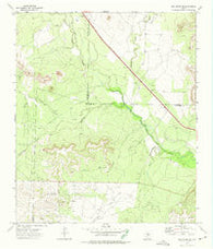 Dog Creek NE Texas Historical topographic map, 1:24000 scale, 7.5 X 7.5 Minute, Year 1972