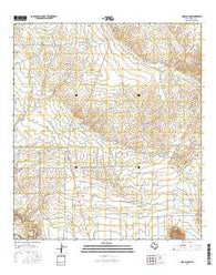 Dog Canyon Texas Current topographic map, 1:24000 scale, 7.5 X 7.5 Minute, Year 2016