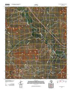 Dog Creek NE Texas Historical topographic map, 1:24000 scale, 7.5 X 7.5 Minute, Year 2010