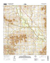 Dog Creek NE Texas Current topographic map, 1:24000 scale, 7.5 X 7.5 Minute, Year 2016