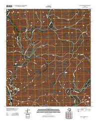 Dolan Springs Texas Historical topographic map, 1:24000 scale, 7.5 X 7.5 Minute, Year 2010