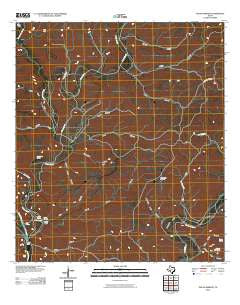 Dolan Springs Texas Historical topographic map, 1:24000 scale, 7.5 X 7.5 Minute, Year 2010