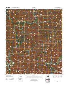 Dolan Springs Texas Historical topographic map, 1:24000 scale, 7.5 X 7.5 Minute, Year 2013