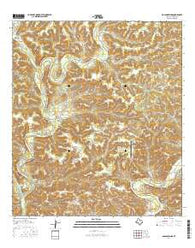 Dolan Springs Texas Current topographic map, 1:24000 scale, 7.5 X 7.5 Minute, Year 2016