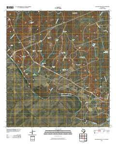 Dolores Ranch Texas Historical topographic map, 1:24000 scale, 7.5 X 7.5 Minute, Year 2010