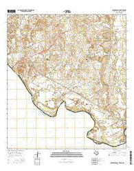 Dolores Ranch Texas Current topographic map, 1:24000 scale, 7.5 X 7.5 Minute, Year 2016