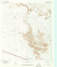 Dome Peak Texas Historical topographic map, 1:24000 scale, 7.5 X 7.5 Minute, Year 1964